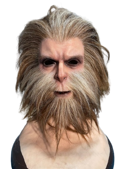Realistic mask used in film and TV production