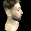 Left side profile of immortal masks showcasing detailed facial contours and natural skin tones